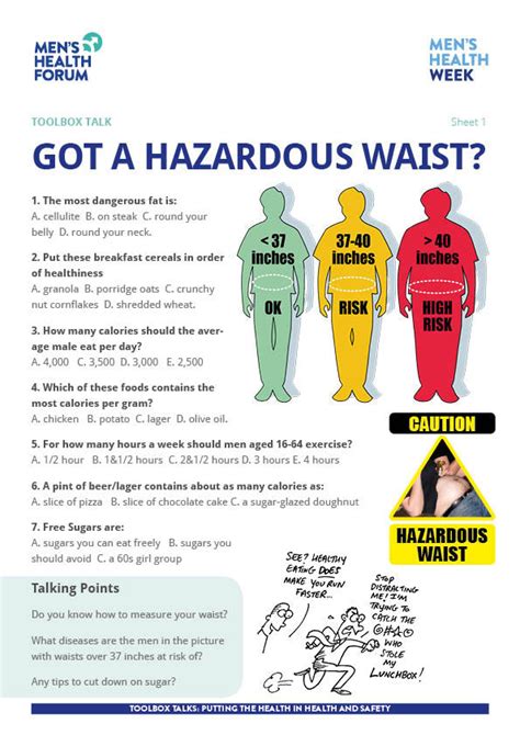 Hazardous Waist Toolbox Talk Pdf Mens Health Forum