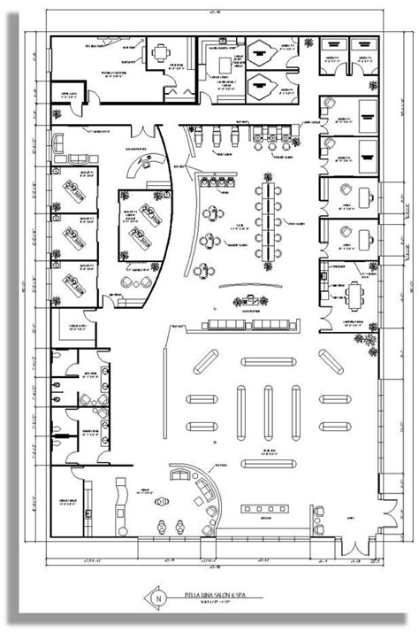 Spa Floor Plan Zemin Planları Oteller Otel Mimarisi