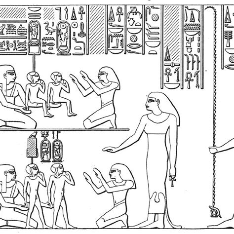 Part Of The Myth Of The King S Birth In The Luxor Temple With The Download Scientific Diagram