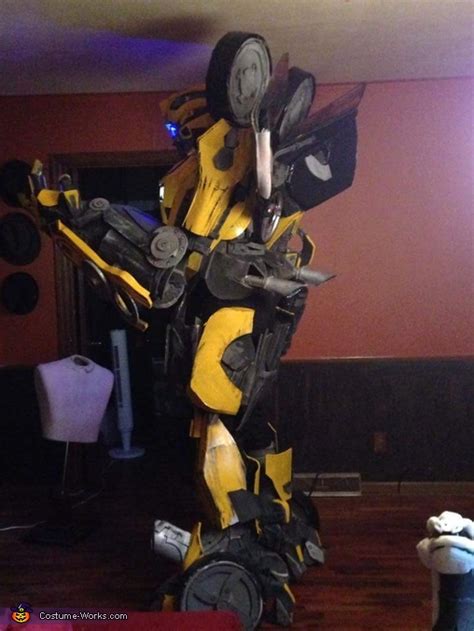 Diy Bumblebee Transformer Adult Costume Unique Diy Costumes Photo