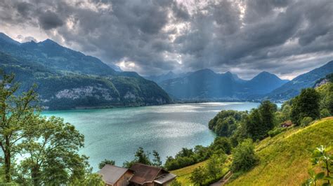 1920x1080 Resolution Walensee Lake Alps Switzerland 1080p Laptop Full