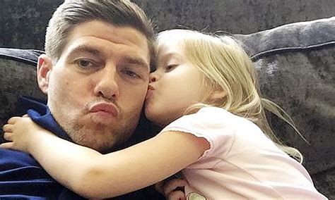 Steven Gerrards Posts Cute Picture With His Daughter As Father Time