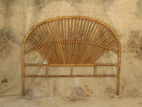 Sleep To Weave Antique Rattan Bed Head Board Etsy Rattan Bed