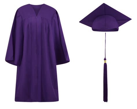 Buy Graduation Cap Gown And Tassel Set Matte Finish