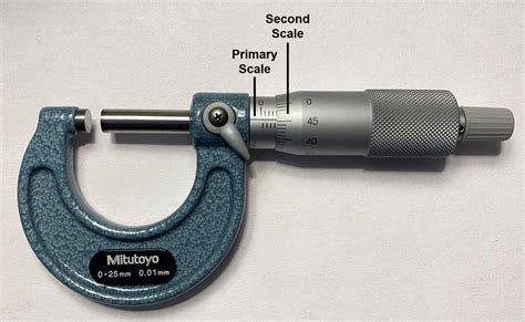 Scales On A Micrometer Mitutoyo Misumi Mech Lab Blog