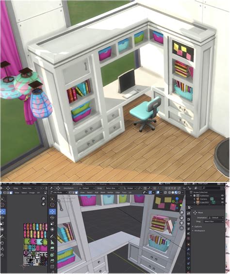 Ive Really Wanted A Corner Desk In The Sims 4 So I Created One💕