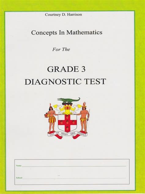 Concepts In Mathematics For Grade 3 Diagnostic Test Booksmart
