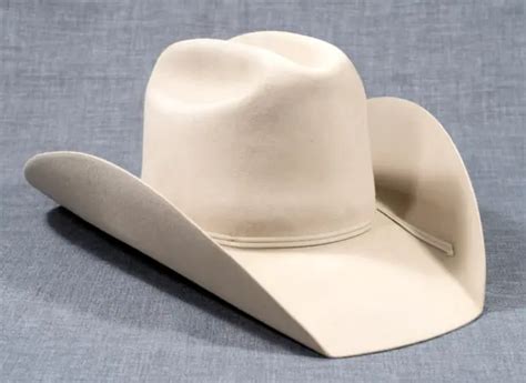 Vintage Stetson Rancher Cowboy Hat Silverbelly 4x Beaver Size 6 34