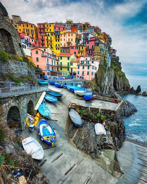 Cinque Terre Means Five Lands And It Is A Cluster Of Five Tiny Towns