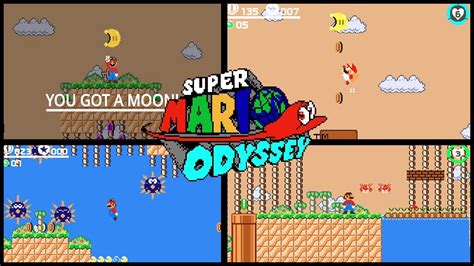 New Super Mario Odyssey 2d Demake Youtube