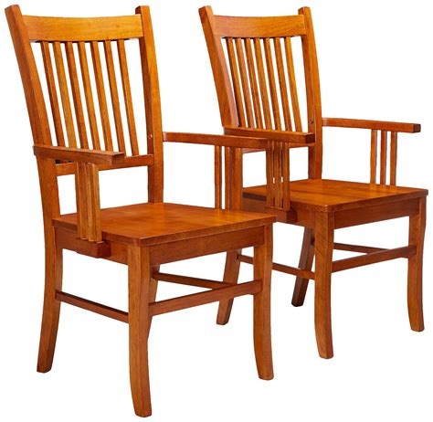 Chair and settee backs usually have a series of vertical boards, also known as stiles, across the area where the back would rest. Mission Style Chairs: Amazon.com