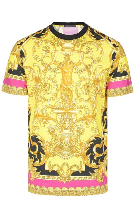 Versace Versace Baroque Print T Shirt Clothing From Circle Fashion Uk