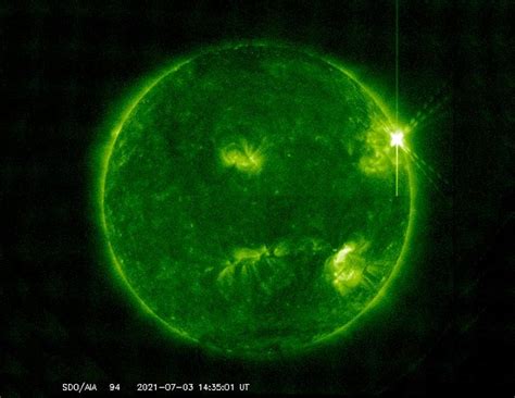 Powerful X Class Solar Flare Erupts From Sun