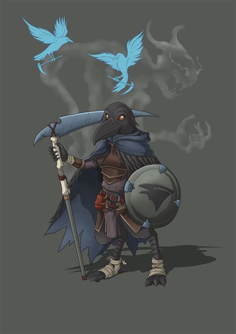 prayer kenku cleric by silkynoire on deviantart