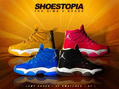 Shoestopia Jump Shoes In 2020 Sims 4 Clothing Sims