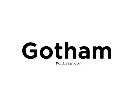 Gotham Font Fontzaa Fonts Free Download