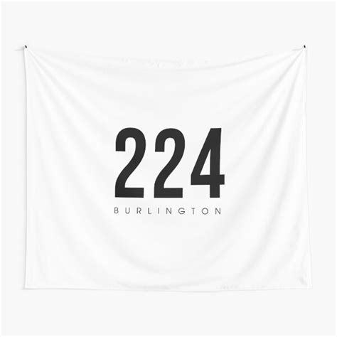 Burlington Il 224 Area Code Design Tapestry For Sale By
