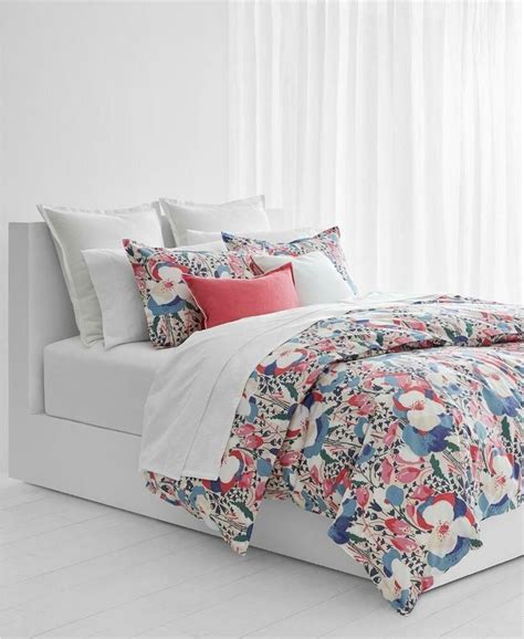 Ralph Lauren Sophie Multi Floral Cotton Full / Queen Duvet ...