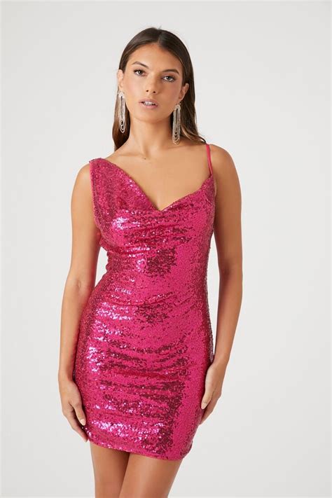 Sequin One Shoulder Bodycon Dress Forever21us