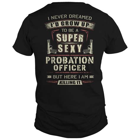 exclusive probation officer shirt