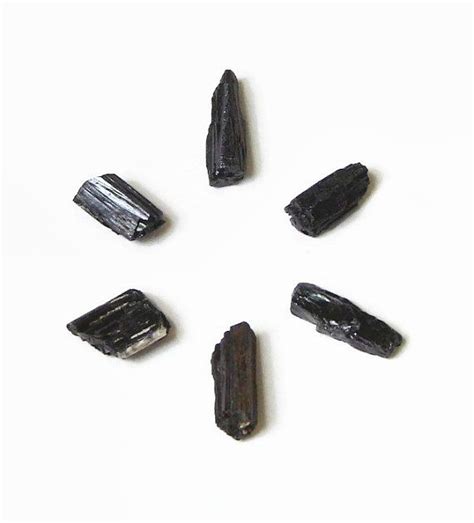 Black Tourmaline Raw Set Crystal Gridding Healing Stones Etsy Black