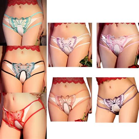 Womens Sexy Lingerie Micro Thong Triangle Camel Toe Butterfly Underwear Gift Picclick
