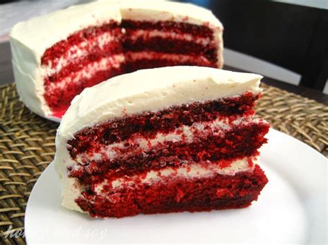 This is one of the few recipes where i actually pull out my sifter! Red velvet cake with cream cheese frosting | 50th Birthday ...