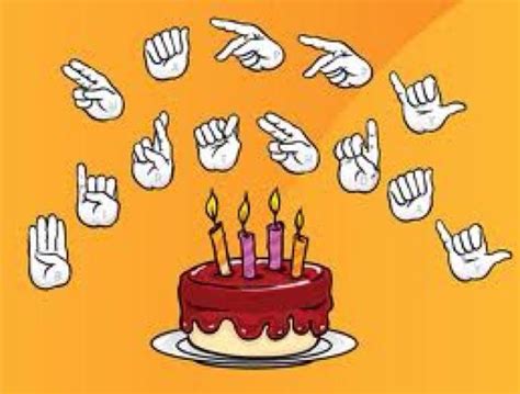 Asl Happy Birthday Happy Birthday Signs Sign Language Words