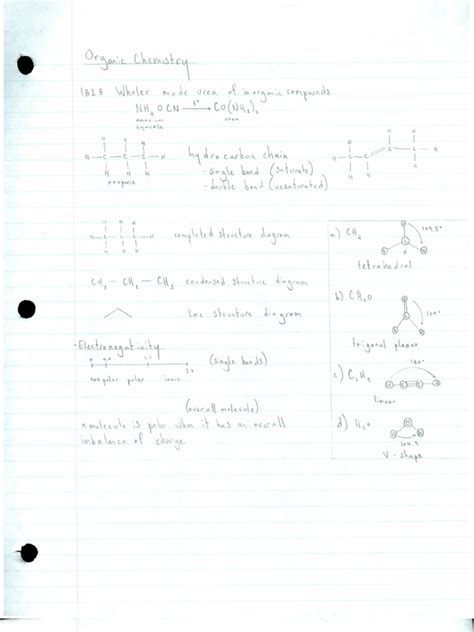 Grade 12 Organic Chemistry Notes Pdf