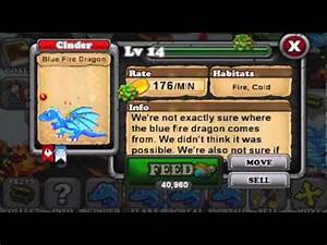 Dragonvale Ascended Dragons Blue Fire Dragon Youtube