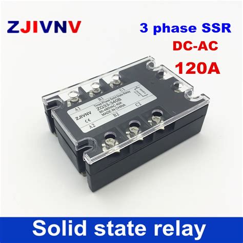 High Quality Full 120a 3 Phase Three Phase Solid State Relay Dc3 32v