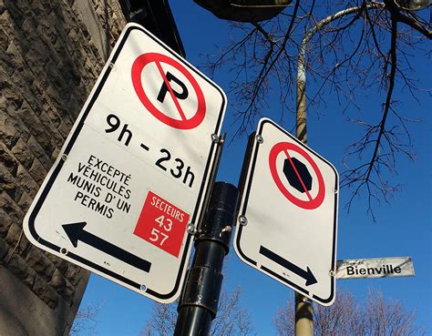 Décrypter Les Panneaux De Stationnement à Montréal Où Trouver à