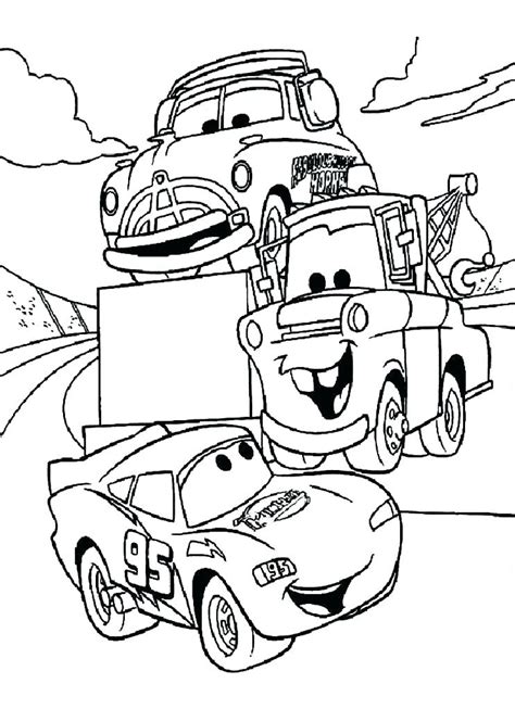 Cars Coloring Pages Free Printable Printable World Holiday