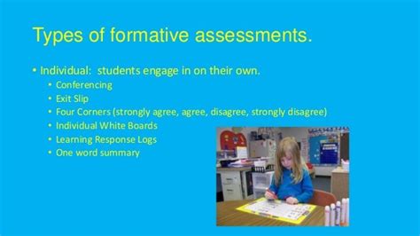 Using Formative Assessment In The Classroom