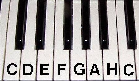 Was bringt es, wenn die klaviertastatur beschriftet ist? Was sind Ganztonschritte und Halbtonschritte in der Musik ...