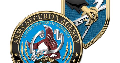 Military Insignia 3d Us Army Security Agency Asa
