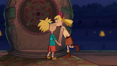 Image Hey Arnold The Jungle Movie Arnold And Helga Finally Kisspng