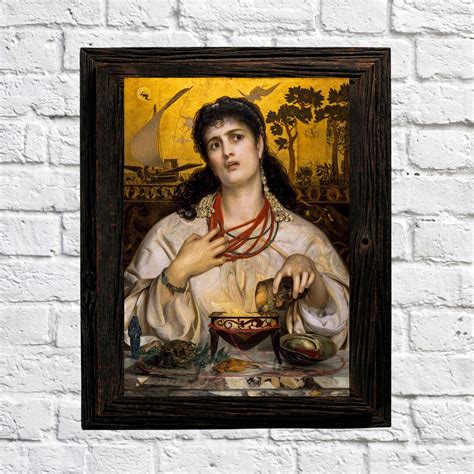 Sorceress Medea Pre Raphaelite Painting By Frederick Sandys Etsy