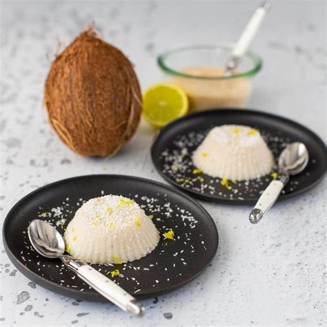 Blanc-manger coco dessert vegan