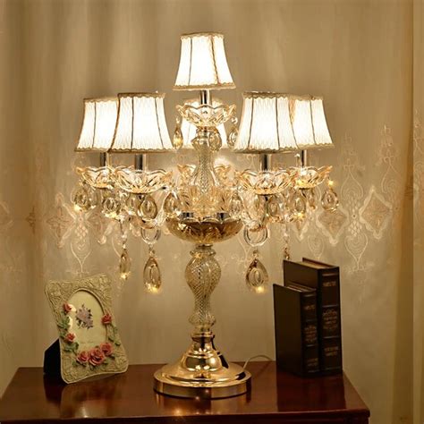Buy Modern Bedside Lamp Crystal Table Lamps For