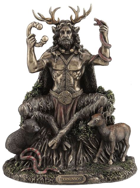 Celtic God Cernunnos Sitting Figure Sculpture Home Decor Ebay