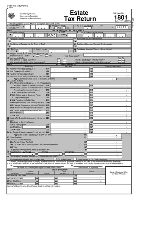 1 80 1 Bir Form Etr To Be Filled Up By The Bir Dln Fill In All