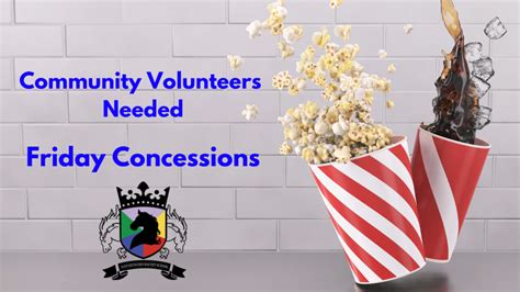Friday Concessions Volunteers Needed Natchitoches Magnet School