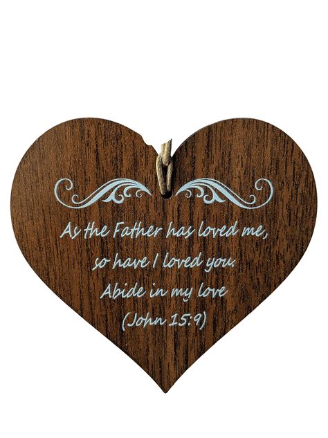 Buy Wooden And Antique As The Father Has Loved Me So Have I Loved You