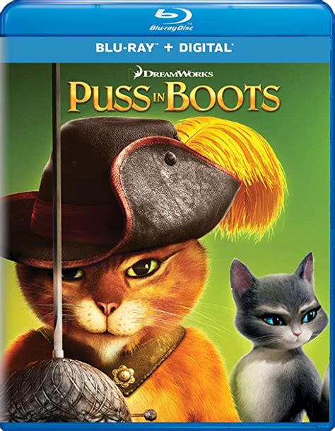 Puss In Boots Blu Ray Amazonca Walt Dohrn Antonio Banderas Salma