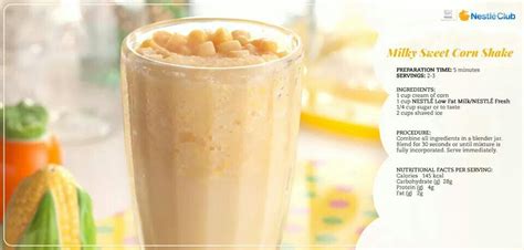 Sweet Corn Shake Philippines Food Food Filipino Recipes