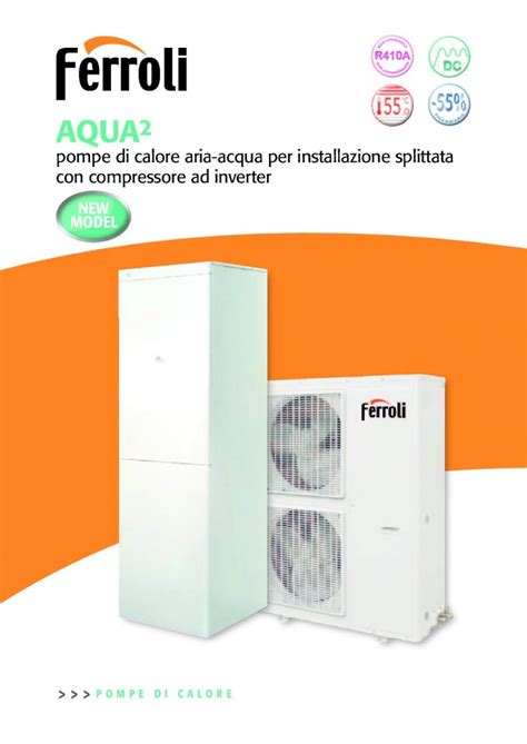 PDF Pompe Di Calore Aria Acqua Per Installazione Splittata Con