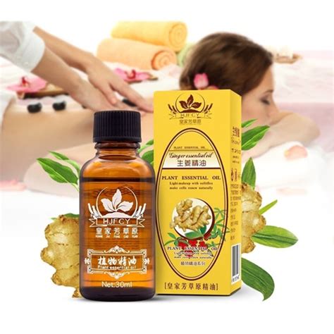 Qoo Magic Plant Lymphatic Drainage Ginger Essential Oil Massage Oil