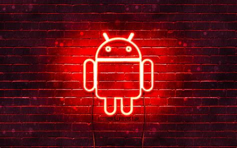 1920x1080px 1080p Free Download Android Red Logo Red Brickwall