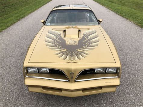 1978 Pontiac Trans Am Y88 112306 Miles Solar Gold Coupe Pontiac 400 V8 3 Speed A Classic Cars